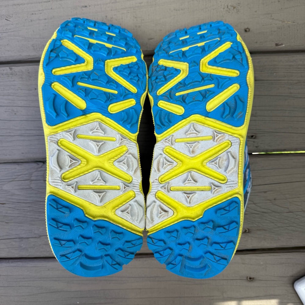 Hoka Mafate Origins trail running shoes in Goblin Blue and Diva Blue size 9 - Picture 14 of 14